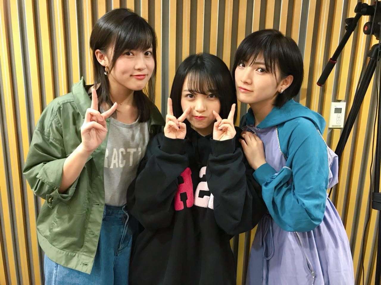 「AKB48のオールナイトニッポン」オフショット ＊ 岡田奈々・岡部麟・向井地美音