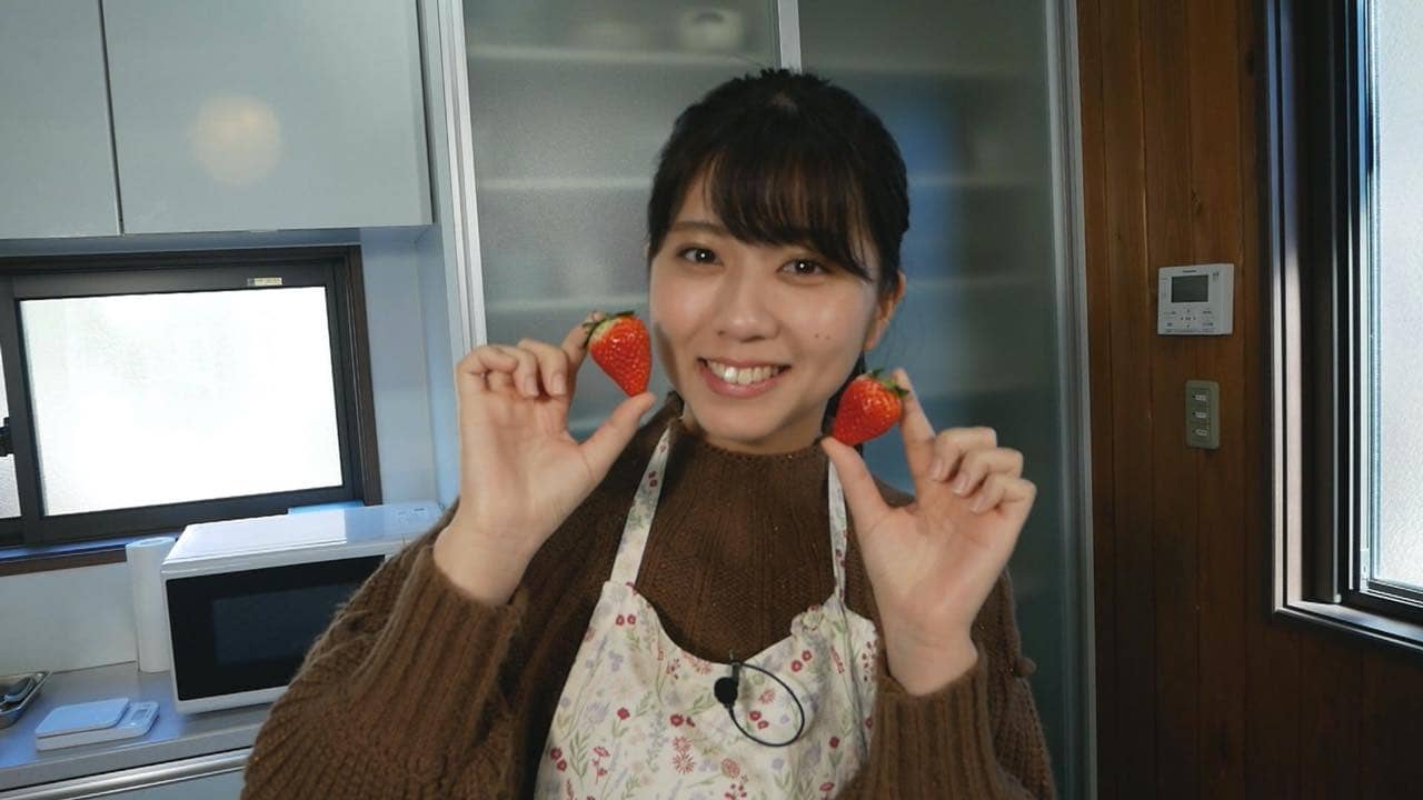 AKB48 清水麻璃亜がとちおとめを使った料理を紹介「イブ6+ ”シミズキッチンTV”」