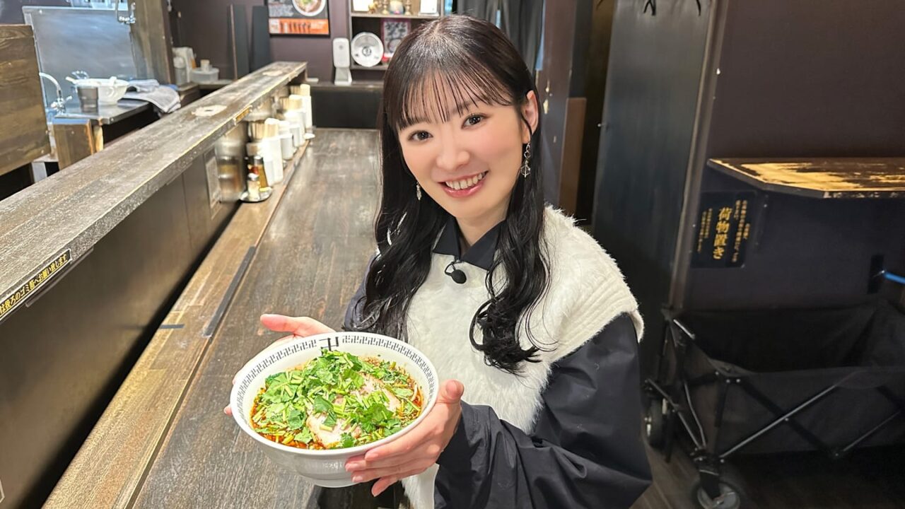 武藤十夢出演「ラーメンを食べる。」#26：スパイス・ラー麺 卍力（東京・西葛西）【2025.3.4 23:00〜 BS-TBS】